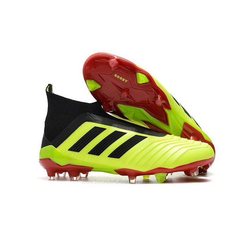 Adidas Predator FG Mujer Amarillo Negro